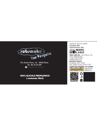 BASE PG 30ML SUBSMOKE